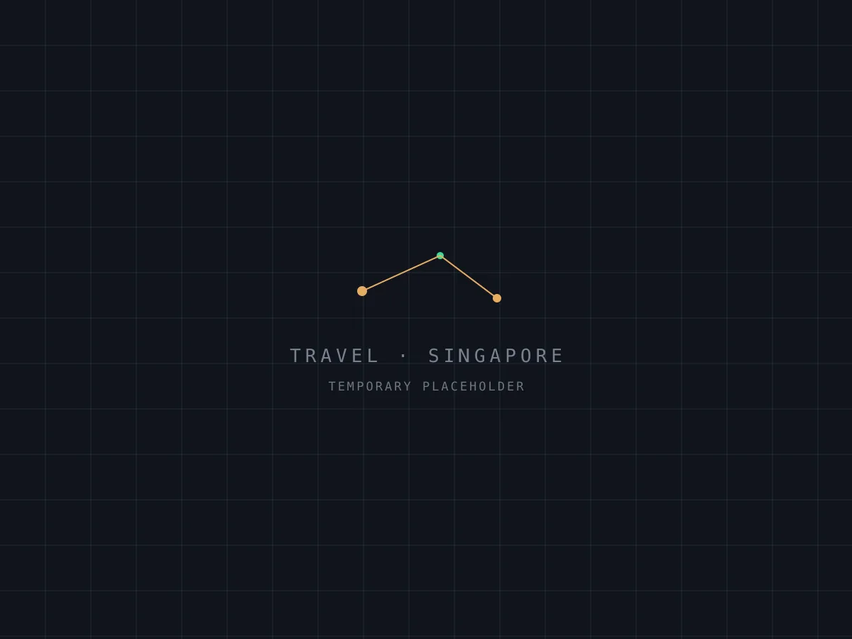 Placeholder graphic for a travel photo — city skyline